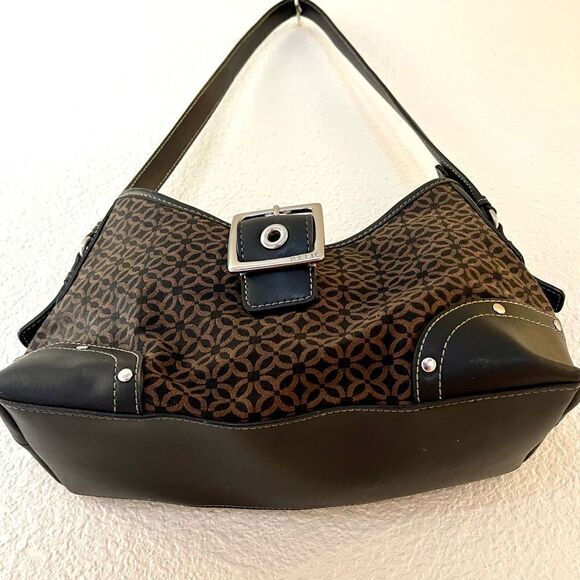 Relic by Fossil Signature Logo Buckle Satchel 113 - Picture 8 of 13